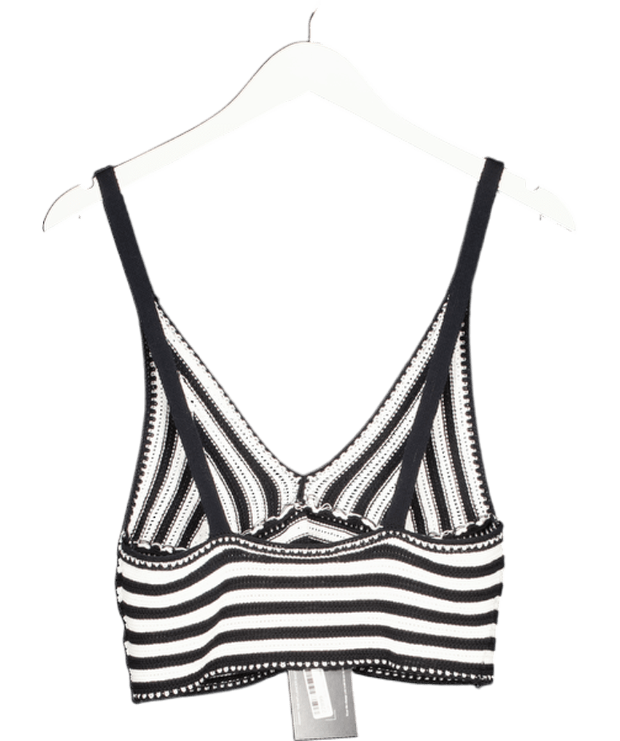 vicolo White Crochet Top UK S - Reliked