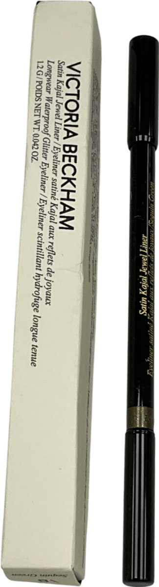 Victoria Beckham Satin Kajal Liner Longwear Waterproof Eyeliner Sequin Green 1.2g - Reliked