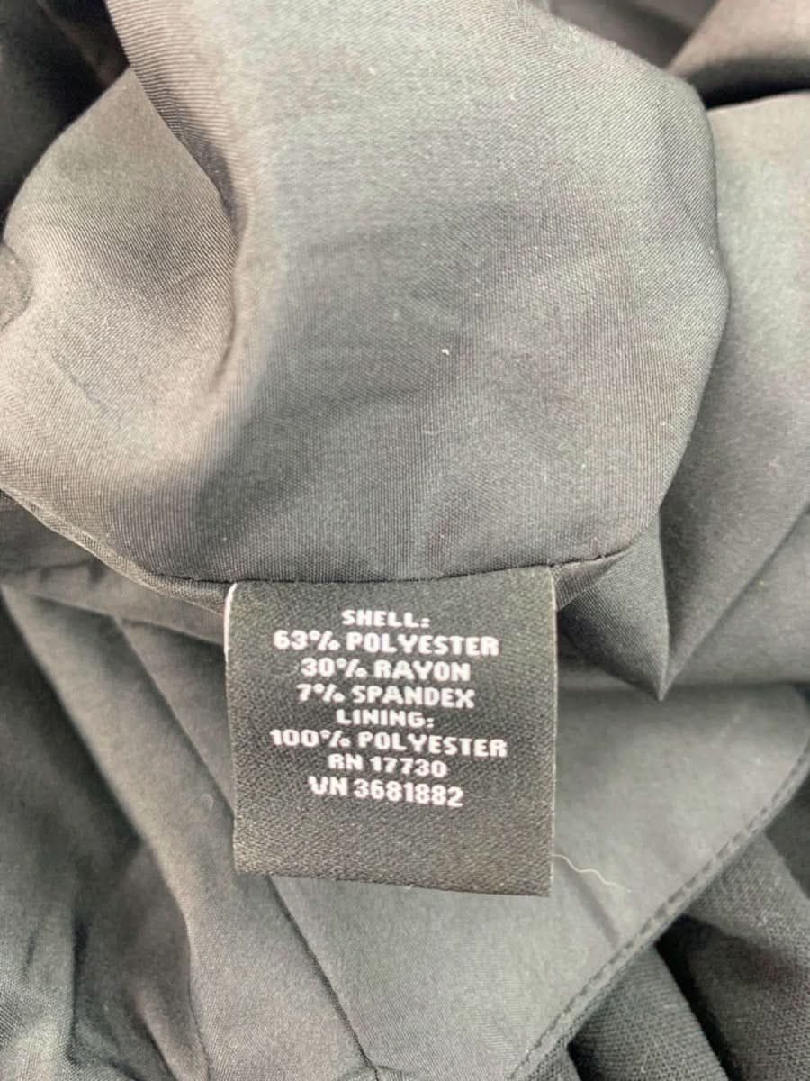 Victoria Beckham x Target Black Scalloped One Shoulder Dress UK S - Reliked