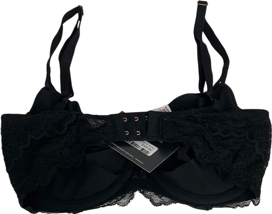victoria secret Black Angels Push Up Without Padding UK 30DD - Reliked