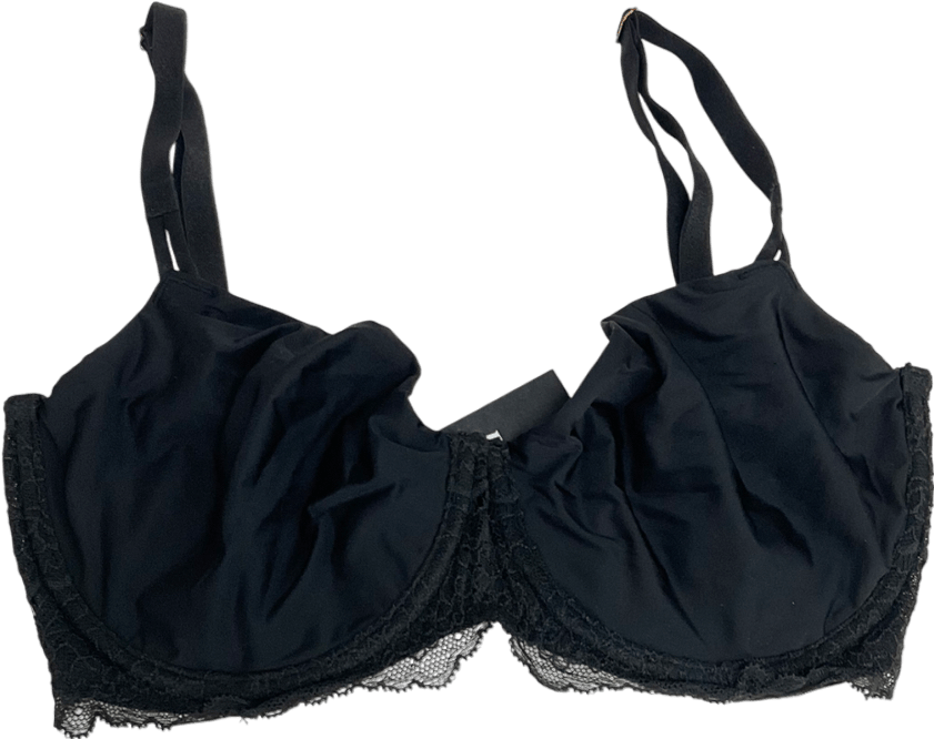 victoria secret Black Angels Push Up Without Padding UK 30DD - Reliked