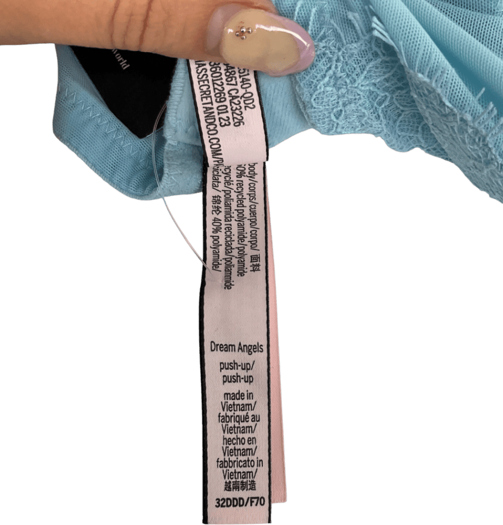 victoria secret Dream Angels Light Blue Push Up Bra UK 32D - Reliked