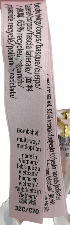 victoria secret White Bombshell Bra UK 32C - Reliked