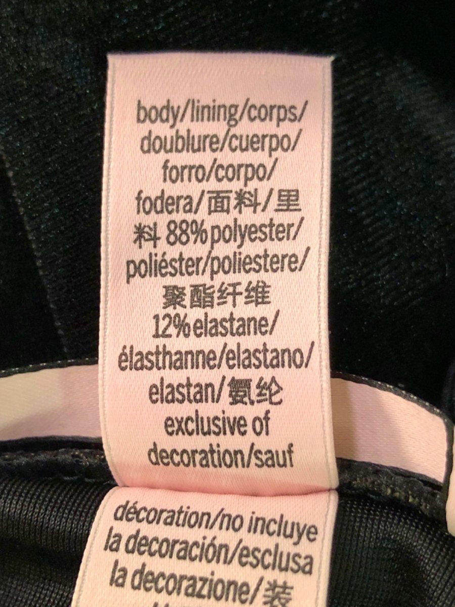 Victoria's Secret Black Velvet Slip Dress XS - Reliked