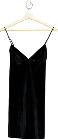 Victoria's Secret Black Velvet Slip Dress XS - Reliked