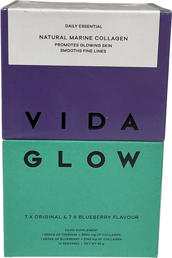 Vida Glow Mixed Natural Marine Collagen Trial Pack – 14 Sachets X14 - Reliked