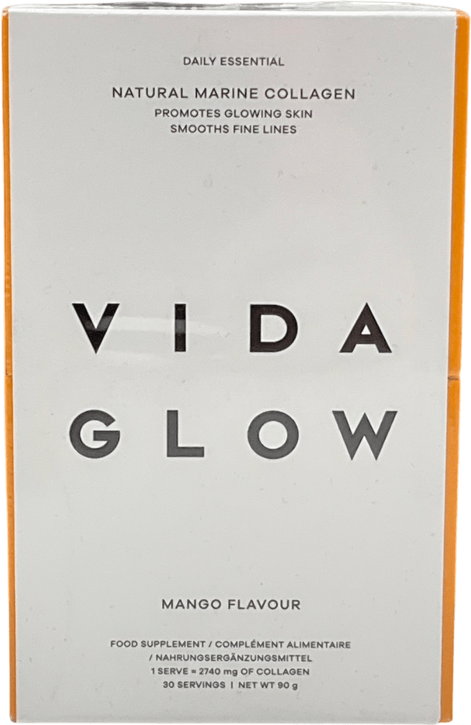 Vida Glow Natural Marine Collagen Sachets Mango Mango X30 - Reliked