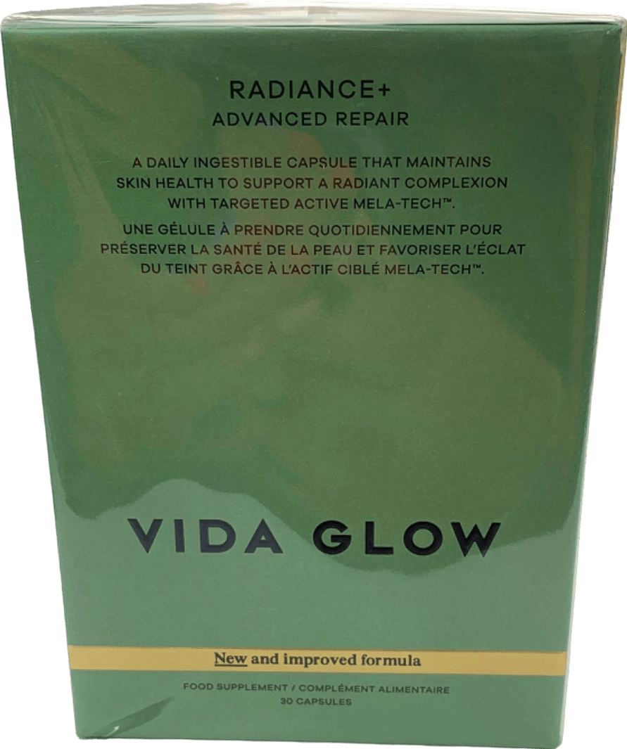 Vida Glow Radiance+ Advanced Repair New and Improved Formula 30 Capsules - Reliked