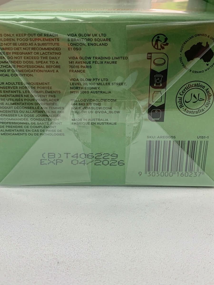 Vida Glow Radiance+ Advanced Repair New and Improved Formula 30 Capsules - Reliked