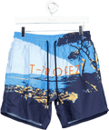 Vilebrequin Blue Iconic "st Tropez" Scene Swim Shorts UK L - Reliked