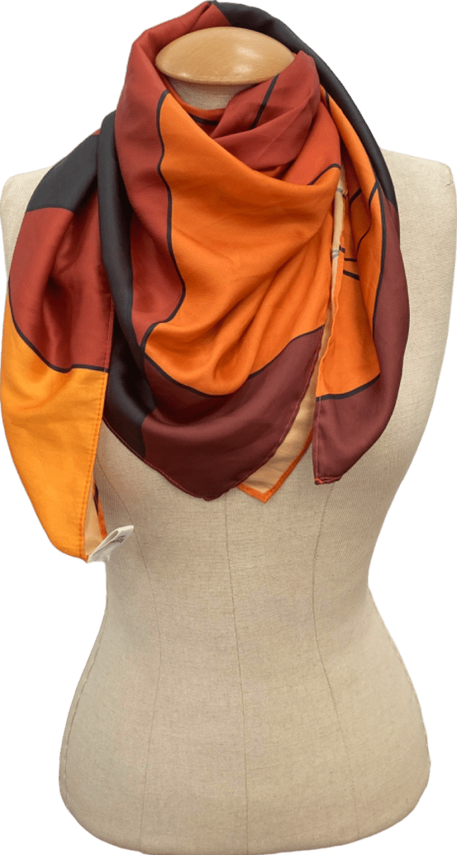 Vintsol Multicoloured Silk Scarf One Size - Reliked
