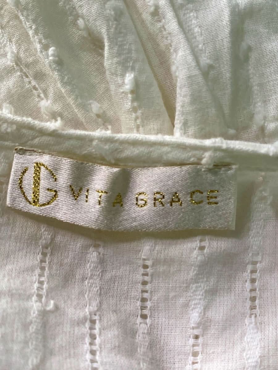 Vita Grace White Long Dress UK S - Reliked