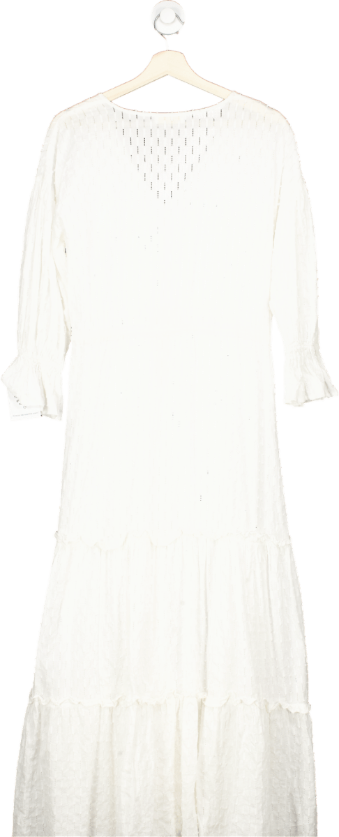 Vita Grace White Long Dress UK S - Reliked