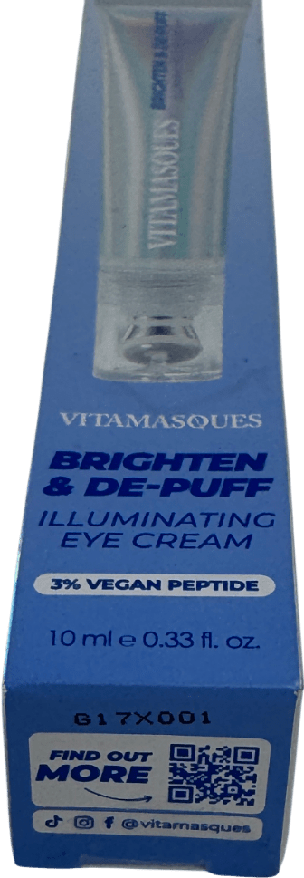 Vitamasques Brighten & De - puff Illuminating Eye Cream Eye Serum 10ml - Reliked