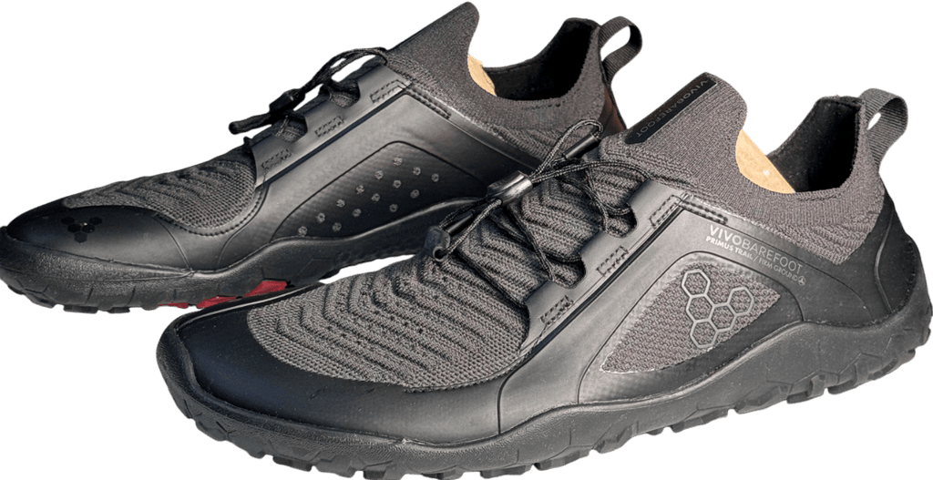 VivoBarefoot Black Primus Trail Knit Fg Mens Trainers UK 7 EU 41 👞 - Reliked