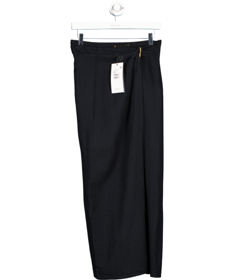 VIX + BIANCA BRANDOLINI Black Thea Midi Skirt UK S - Reliked