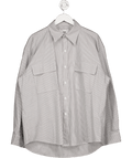 Void White Striped Shirt UK L - Reliked