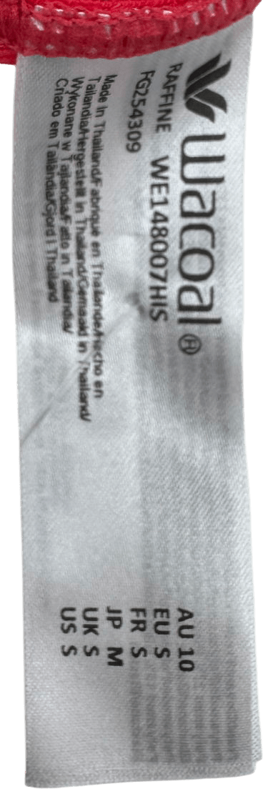 Wacoal Red Raffine Brief UK S - Reliked