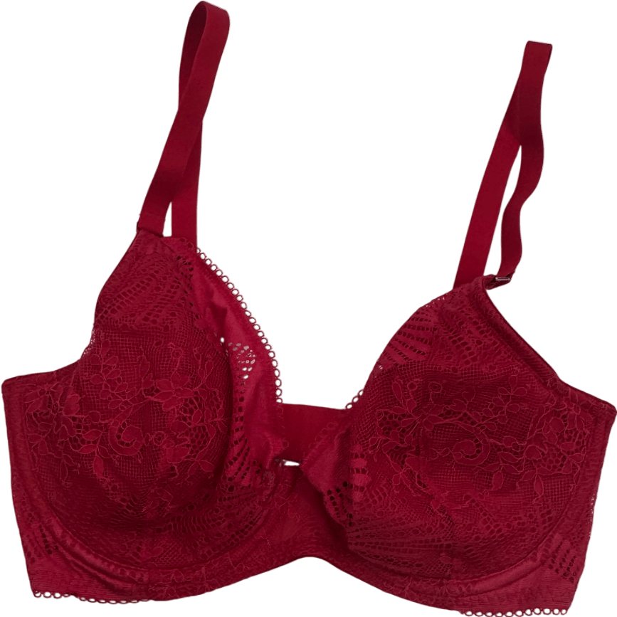 Wacoal Red Sensu Lace Bra UK 32D - Reliked