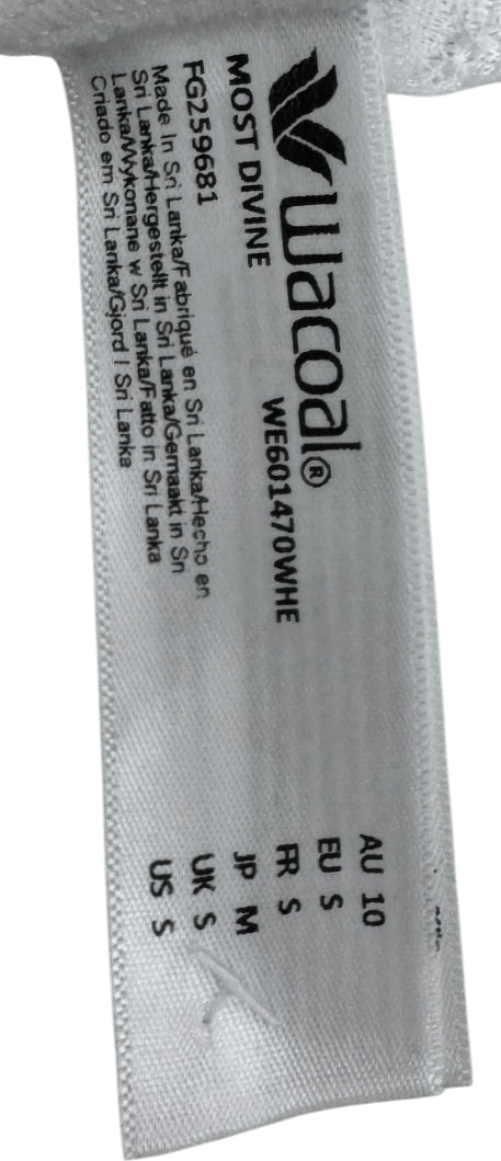 Wacoal White Eglantine Brief UK S - Reliked