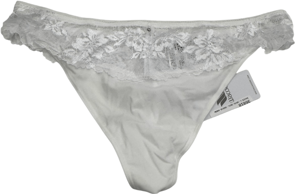 Wacoal White Eglantine Brief UK S - Reliked