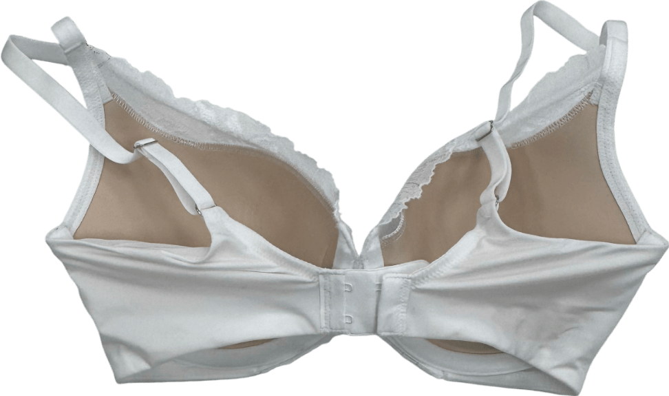 Wacoal White Most Divine Plunge Bra UK 32D - Reliked