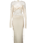 Wanderdoll 2 - piece Cream Knit Co - ord Set UK S - Reliked