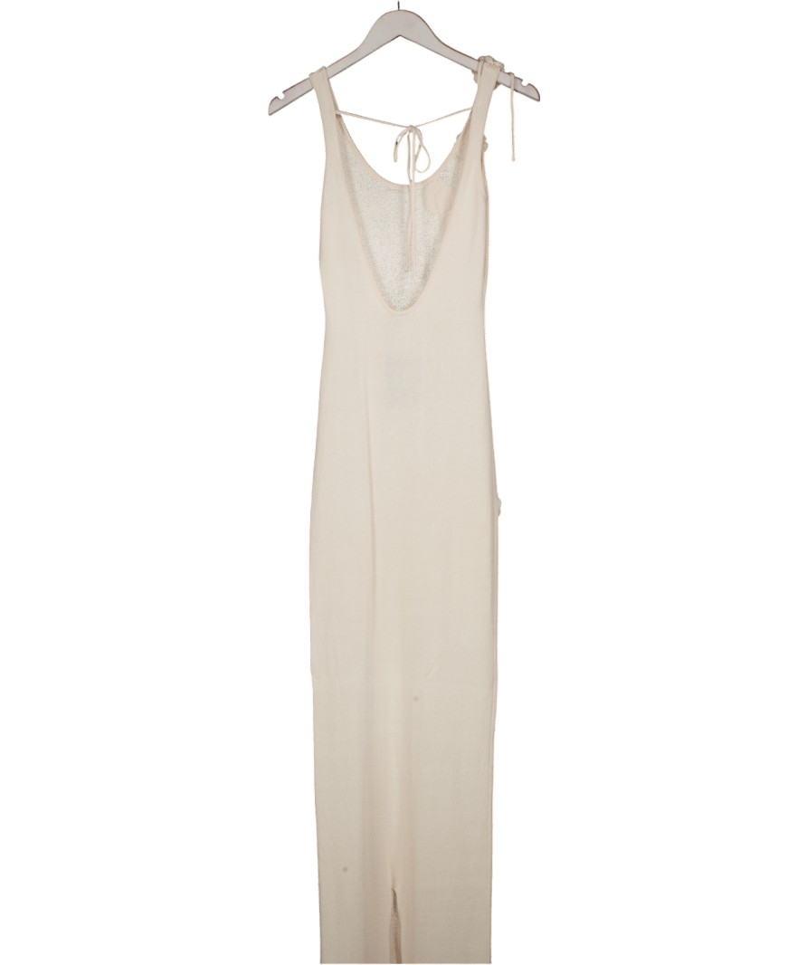 WANDERDOLL Cream Lilly Maxi Dress UK S - Reliked
