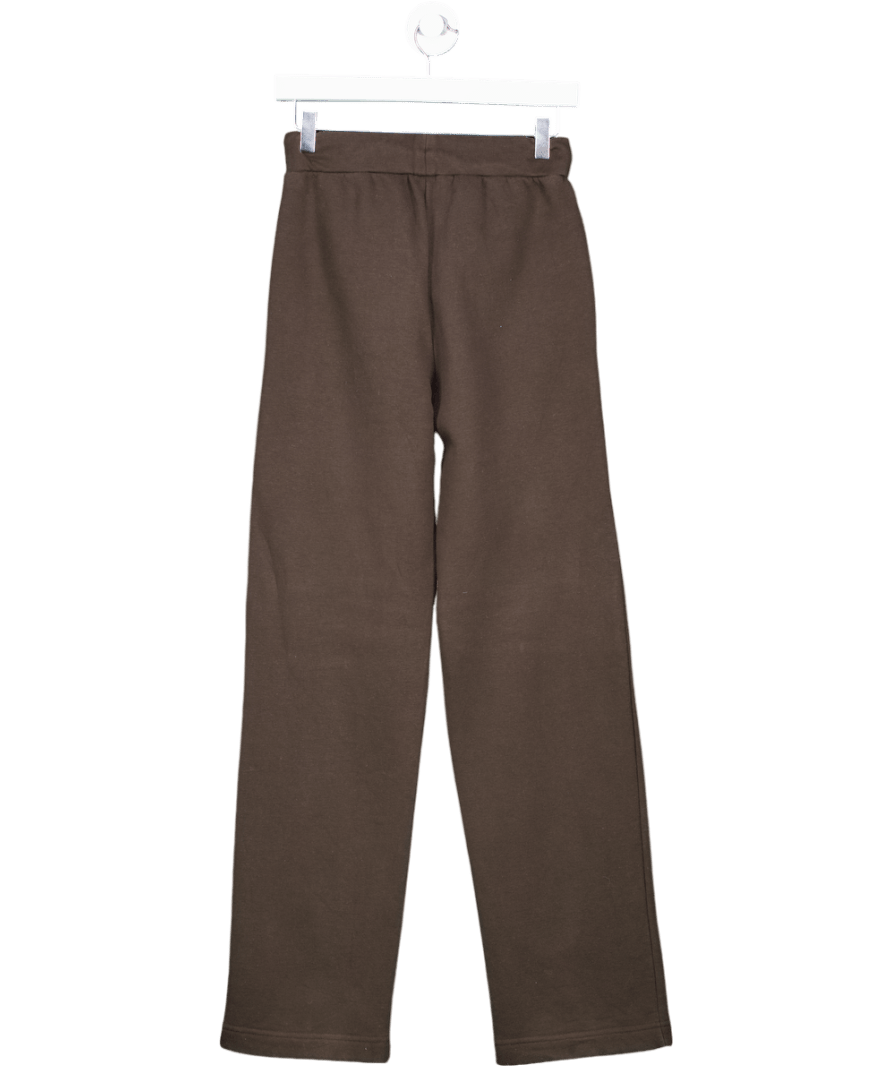 WAT. THE BRAND Brown Wide Leg Joggers UK 6 - Reliked