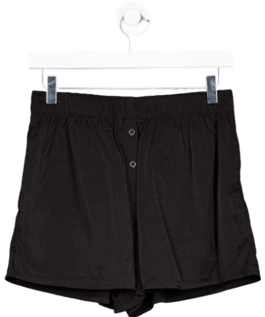 Weekday Black Noah Shorts UK S - Reliked