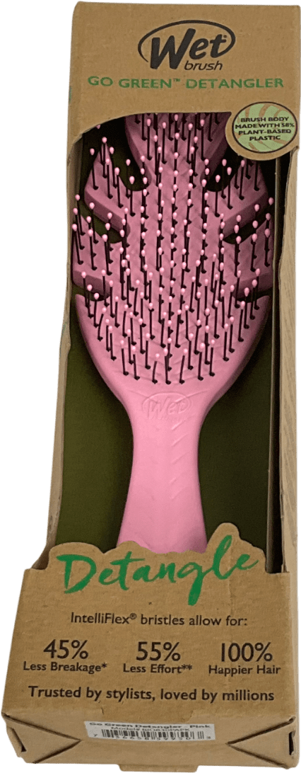 Wet Brush Pink Go Green Detangler One Size - Reliked
