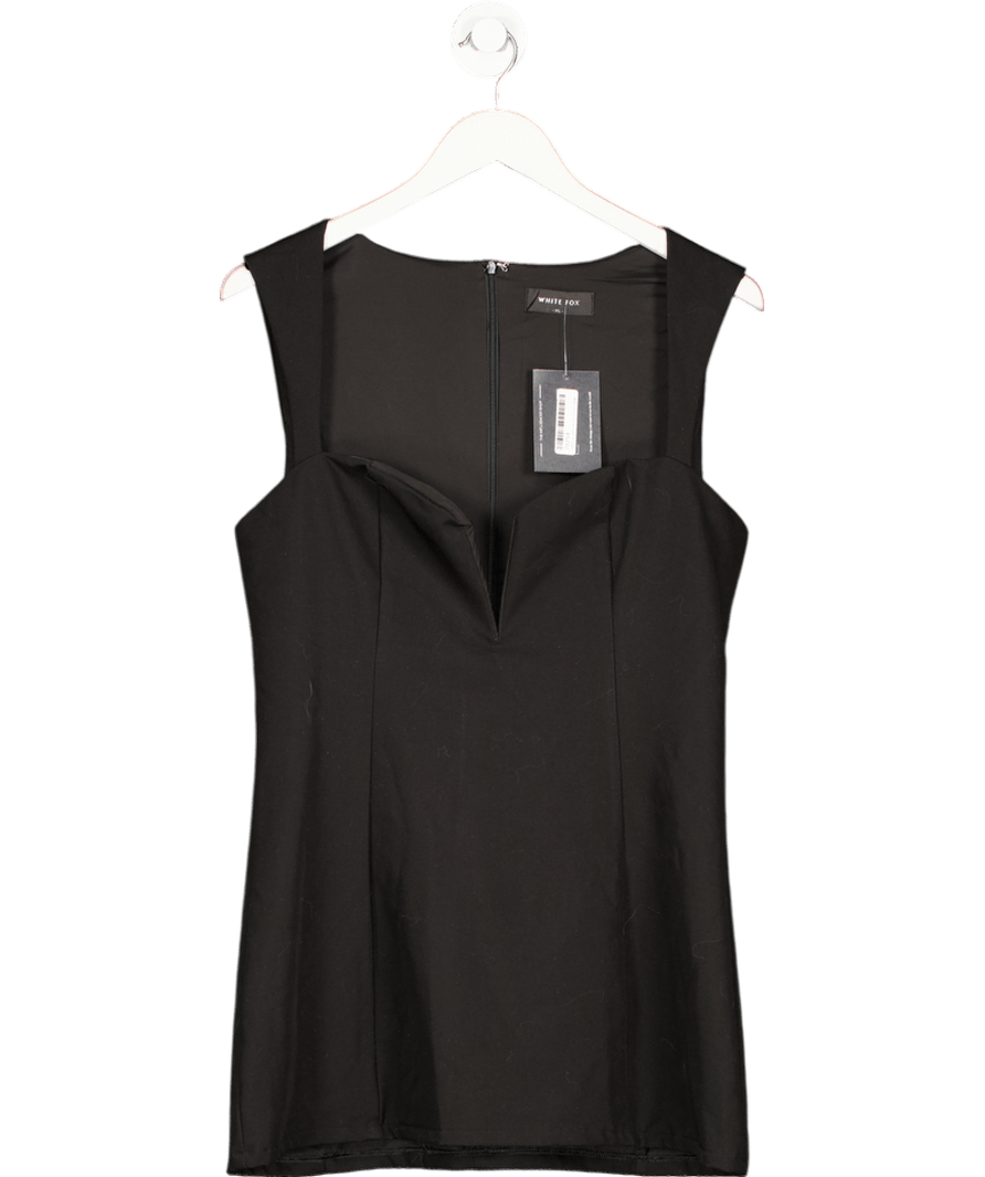 White Fox Black Don't Need A Filter Mini Dress UK XL - Reliked White Fox Black Don't Need A Filter Mini Dress UK XL - Reliked