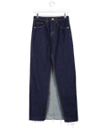 White Fox Blue Denim Maxi Skirt UK XS - Reliked