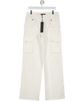White Fox Cargo Pants Off White UK S - Reliked