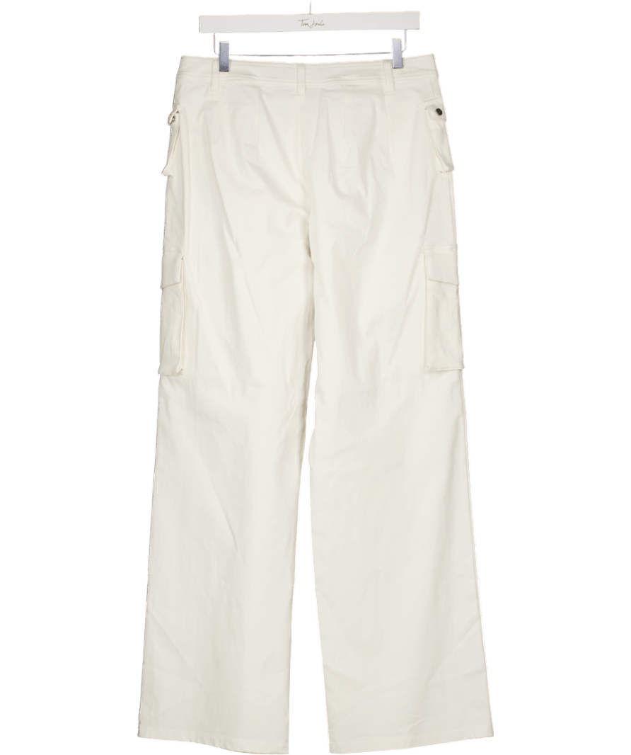 White Fox Cargo Pants Off White UK S - Reliked