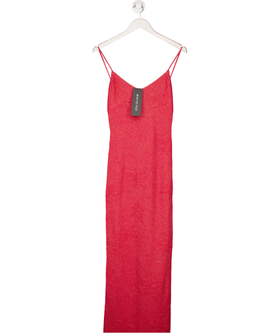 White Fox Red Trust Issues Maxi Dress UK S - Reliked White Fox Red Trust Issues Maxi Dress UK S - Reliked