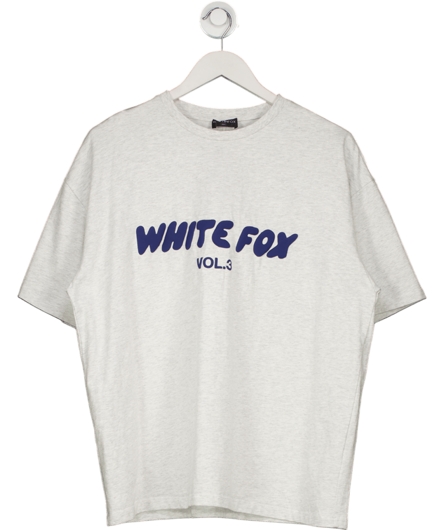 White Fox Vol 3 Grey T-shirt UK M/L - Reliked