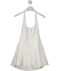 White Fox White Halter Neck Corset Mini Dress UK S - Reliked