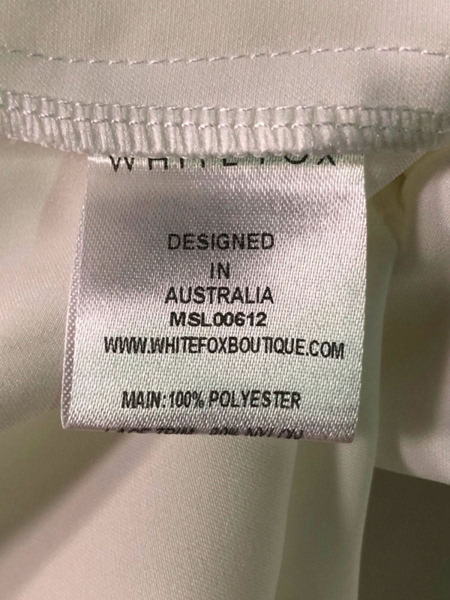 White Fox White Lace Trim Mini Skirt XS - Reliked