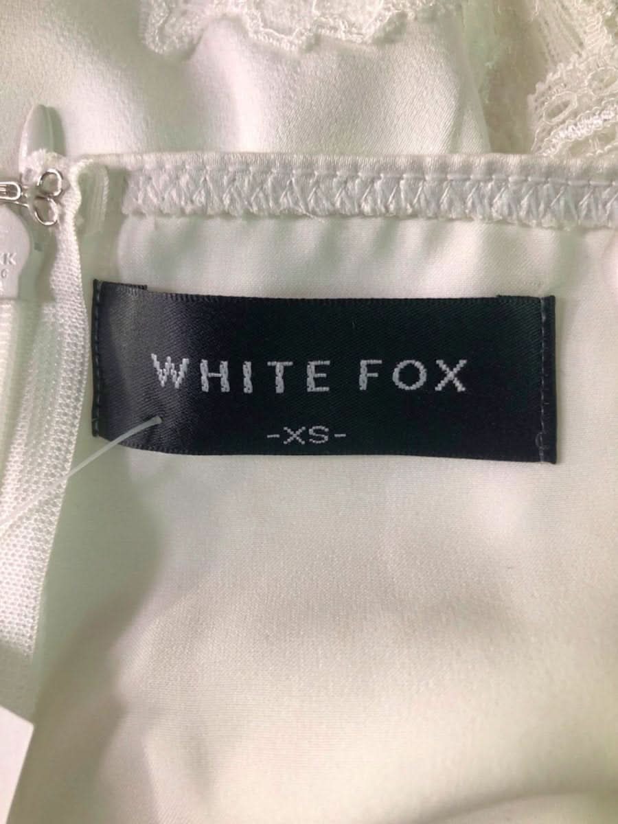 White Fox White Lace Trim Mini Skirt XS - Reliked