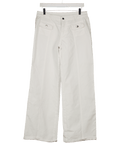White Fox White Patch Pocket Wide Leg Trousers UK M - Reliked