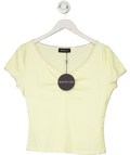 White Fox Yellow Yours Truly Top Lemon UK XL - Reliked