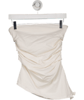 White Good American Super Stretch Jersey Tube Top UK M - Reliked