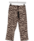 Whitefox Brown Day For It Capri Pants Zebra UK XS - Reliked