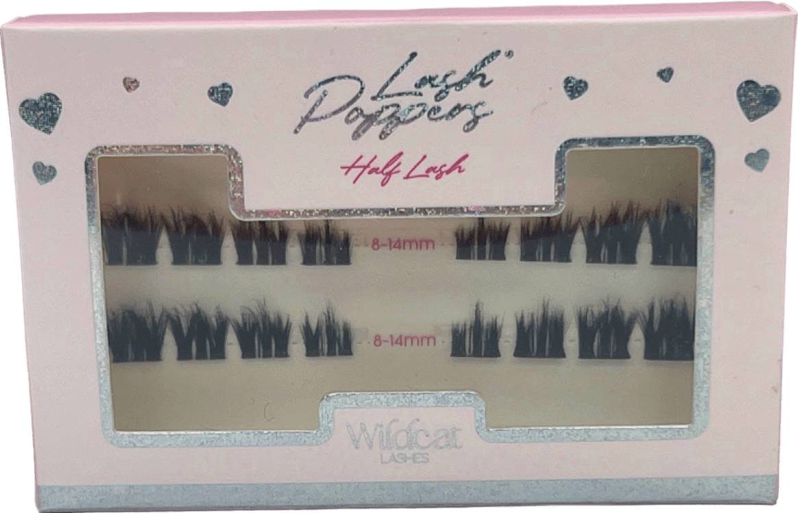 Wildcat Lashes Lash Poppies Half Lash 8 - 14mm - Reliked