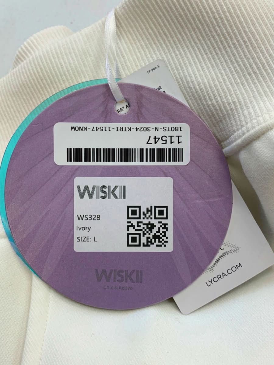 Wiskii Ivory Chic & Active Skirt UK L - Reliked