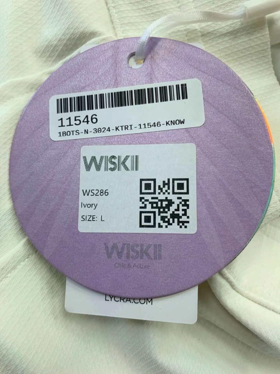 Wiskii Ivory Chic & Active Tennis Skirt UK L - Reliked