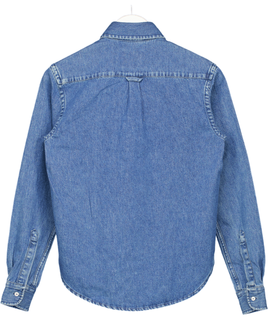 WNU Blue ( With Nothing Underneath) The Classic Denim Shirt UK 6 - Reliked