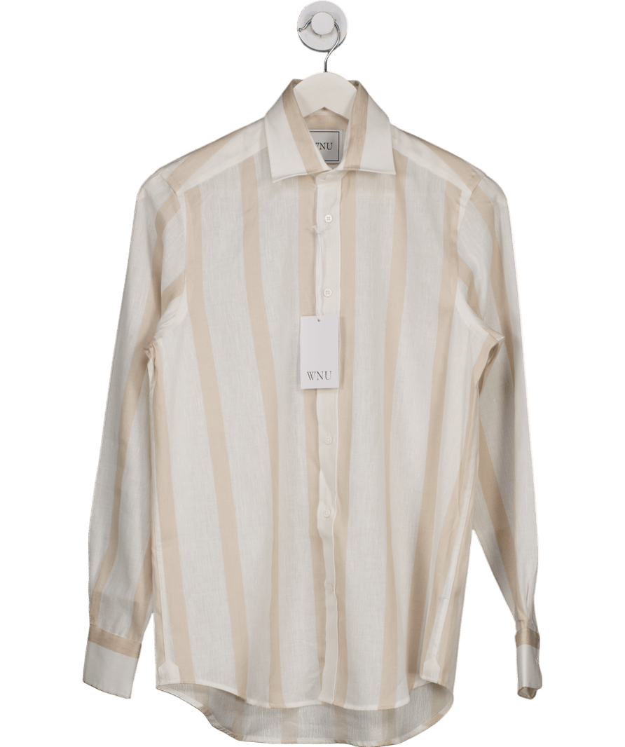 WNU White The Boyfriend Weave Shirt UK 8 - Reliked