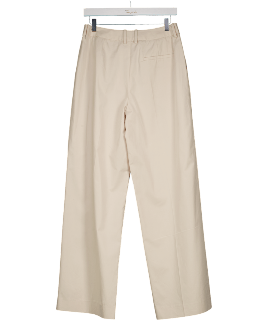 WNU With Nothing Underneath Cream Rampling Trousers 100% Cotton UK 10 - Reliked